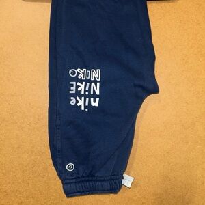 Nike Kids Navy Logo Joggers